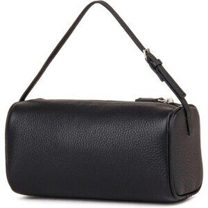 ⚡Women Black Lychee Pattern Full Grained Leather Crossbody Adjustable Strap Bag